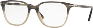 Persol 3203-V Eyeglasses 51-18-145 Stripped Grey Beige w/Demo Lens 1065 PO3203V - Picture 1 of 1