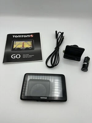 TomTom GO 4CQ01 Black 5.0" Touchscreen Display DC 5V 1.2A Portable GPS Navigator - Image 1 of 4