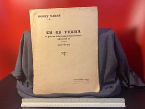 Partituras de órgano de colección Henri Mulet Tu Es Petra impresas en Francia con notas - Imagen 1 de 17