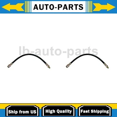 Front Brake Hose 2x For 1977 1978 1979 1980 Mercedes-Benz 280SE 2.8L - Image 1 of 4