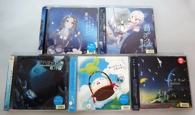 Haruka Shimotsuki Mini Album and Album CD 5 SET OBI Game song, singer-songwriter - Image 1 of 4