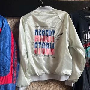 Vintage Operation Desert Storm Satin Bomber Jacket - Picture 1 of 4