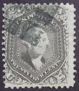 US Scott #70 or #78 Washington 24 cents USED FINE l (inv-S14a2) - Picture 1 of 2