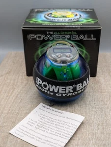 NSD The All Original Power Ball Hand Gyroscope Boxed Vintage Wrist Exerciser - Picture 1 of 8
