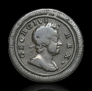GROSSBRITANNIEN. Georg I., Kupferhalde Farthing, 1721, mit altem Spinkumschlag - Bild 1 von 3