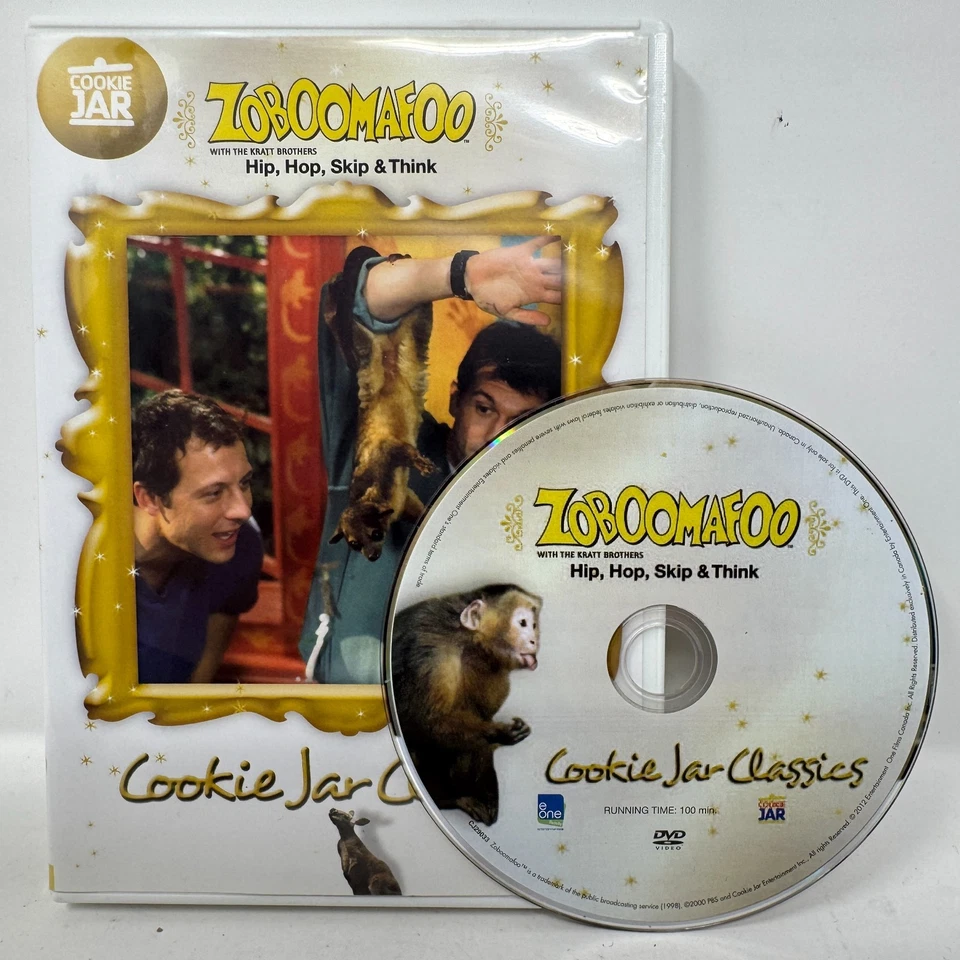 Zoboomafoo: Hip, Hop, Skip & Think (Cookie Jar Classics) 2012 PBS Canada Foto 1 de 4