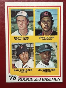 1978 Topps #704 Lou Whitaker Rookie 2nd Basemen - RC Tigers VGEX+ - Picture 1 of 5