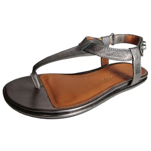 Gentle Souls Damen Oxford LE Leder T-Riemen flache Sandale, graphit, US 5,5 - Bild 1 von 3