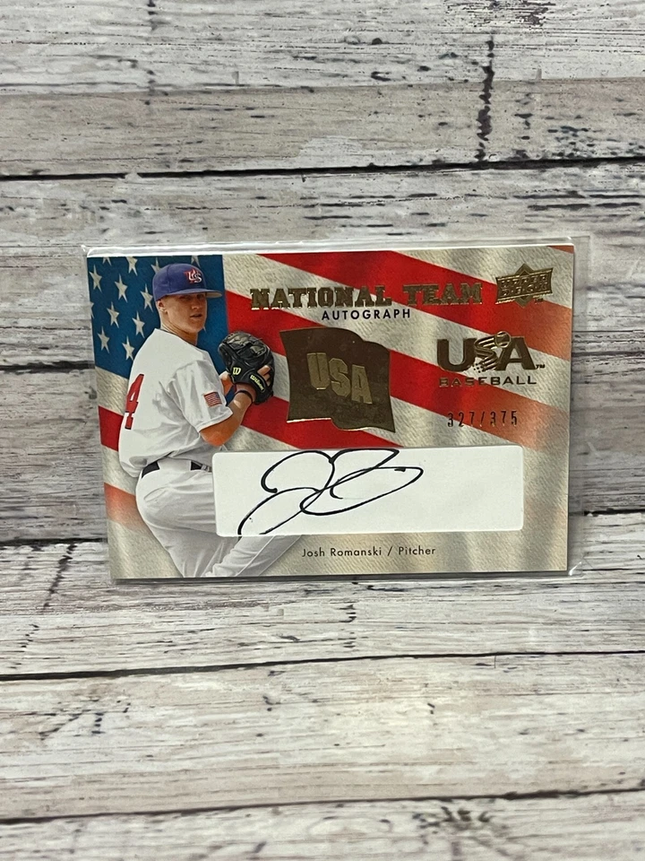 2008 Upper Deck USA National Team Autographs #JR Josh Romanski #'d/375 - Image 1 of 1