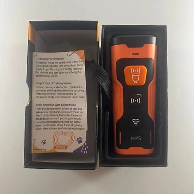 NPS Alfa Dog Bark Deterrent Devices 2023 Release Barks No More Dog Training Tool - Image 1 of 4