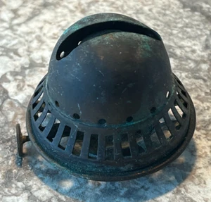 Antigua lámpara de queroseno de aceite Waterbury cono quemador sin chimenea - Imagen 1 de 5