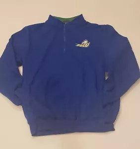 Florida Gulf Coast Eagles Men's Colosseum Blue Tortugas Quarter-Zip Sweatshirt - Picture 1 of 8