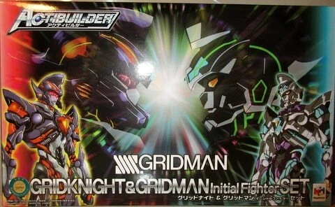 MegaHouse Actibuilder Gridknight and Gridman Initial Fighter Cover