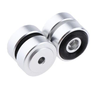 4x Aluminium Lautsprecher Audio Füße pad, 8 x 20mm für CD Plattenspieler - Bild 1 von 4