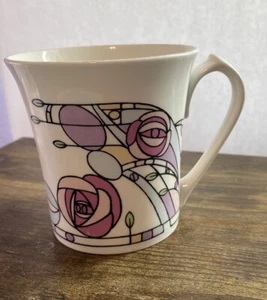Vintage Ansley Rennie Mackintosh Art Deco Rose Fine Bone China Mug Cup - Picture 1 of 8