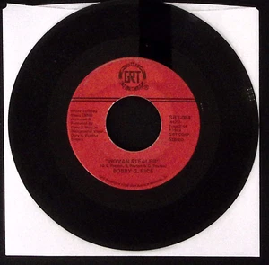 BOBBY G. RICE WOMAN STEALER/BURNING BRIDGES GRT RECORDS VINYL 45 VG 46-19 - Picture 1 of 2