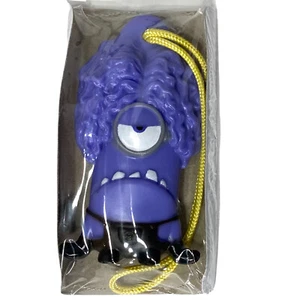Despicable Me 2 General Mills Purple Grumpy One Eyed Minion Backpack Charm - Picture 1 of 2