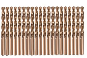 Broca de cobalto HSS 20 piezas 3/32" M35 longitud de trabajo brocas de torsión de metal acero - Imagen 1 de 10