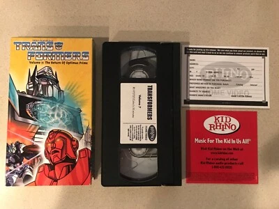 The Original Transformers Vol. 7: The Return of Optimus Prime (VHS, 2000) Rhino - Image 1 of 3