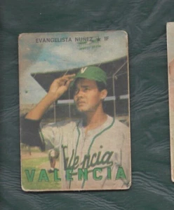 1967 Topps Venezuelan Baseballkarte #114 Evangelista Nunez Valencia GUT - Bild 1 von 2