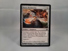 Razor Boomerang, Singles. MTG Uncommon Artifact, Equipment. LP, Free P&P