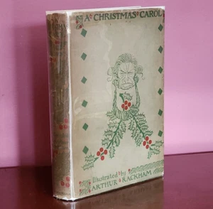 1915 FIRST EDITION CHRISTMAS CAROL, CHARLES DICKENS, ILLUSTRATED ARTHUR RACKHAM - Picture 1 of 24