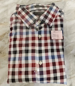 Camisa para hombre Banana Republic XL multicolor a cuadros larga sin planchar con botones - Imagen 1 de 7