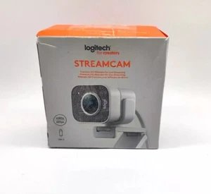 Logitech StreamCam Full HD Webcam - Weiß (960-001297) - Afbeelding 1 van 3