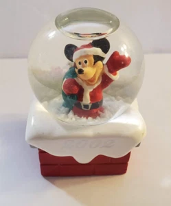 Disney JC Penny 2002 Mickey Mouse Christmas Mini Snow Globe - Picture 1 of 6