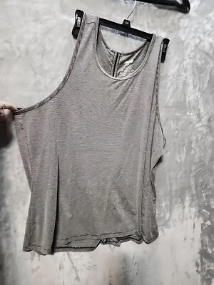 Camiseta sin mangas Avia gris sin mangas para correr atlética para mujer talla XXL ventilada hacia abajo  Foto 1 de 4