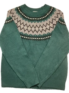 Weatherproof Vintage Women's Pullover Knit Sweater Green, Size: Small - Picture 1 of 6