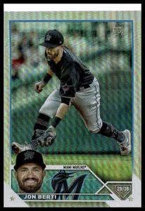 2023 Topps #72 Jon Berti Rainbow Foil - Picture 1 of 2