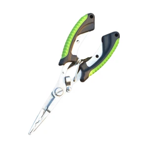 Multifunctional Fishing Pliers Scissors Line Cutter Remove Hook Remover Tackle - Picture 1 of 10