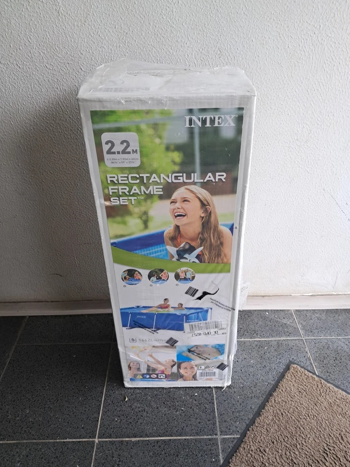 Intex Rectangular Frame Pool - Aufstellpool Rechteckig - 220 x 150 x 60 cm NEU - Bild 1 von 4