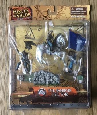 Forces Of Valor 23007 American Civil War Confederate Infantry & Cavalry 1/32 New - Image 1 of 4