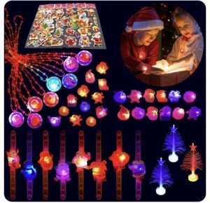 Glow Christmas Party Favors Stocking Stuffers Toys for Kids Boys Girls - Picture 1 of 1