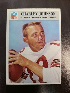 1966 Philadelphia Charley Johnson card #163........