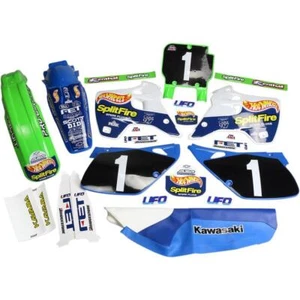 UFO Kit en Plastique Hot Weels USA Compatible À Kawasaki KX 125 250 92-93 Vert / - Bild 1 von 1
