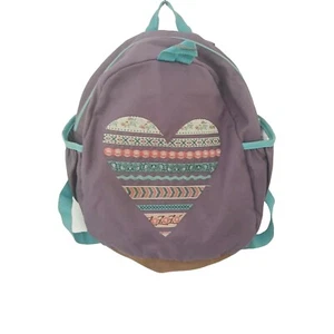 Clean Hanna Andersson Suede Bottom Backpack Violet Purple  - Picture 1 of 4