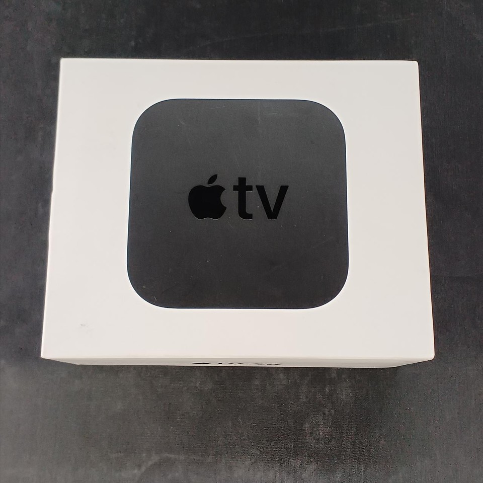 Apple TV 4K 64GB MP7P2J/A Black Good Condition Used w/Accessories