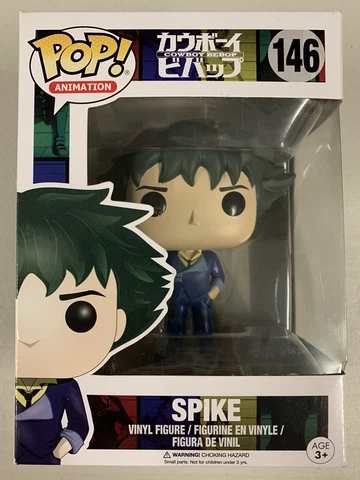 Spike 146 ~ Cowboy Bebop ~ Funko Pop Vinyl ~ Animation ~ RARE + Free Protector Cover