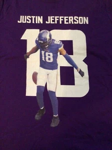 Justin Jefferson Minnesota Viking Tshirt - Picture 1 of 3