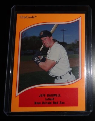 Tarjeta de la liga Jeff Bagwell Minr 1990 PRO CARDS # 26 casi nueva ver fotos Foto 1 de 2