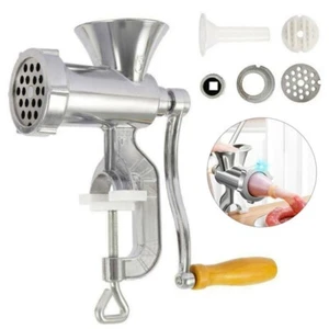 Heavy Duty Cast Iron Manual Hand Meat Mincer Grinder Sausage Maker Kitchen Tool - Picture 1 of 12