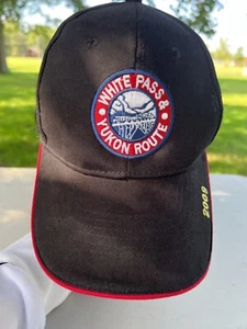 Alaska White Pass & Yukon Route Cap Hat Navy Blue Skagway Alaska Accents RWB Adj - Picture 1 of 8