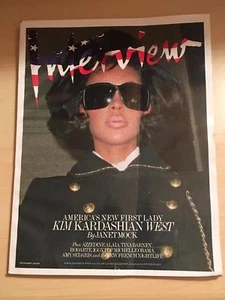 INTERVIEW FASHION MAGAZINE SEPT 2017, KIM KARDASHIAN AMERICAS NEW FIRST LADY. - Picture 1 of 1
