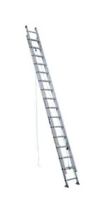 Werner 32 ft. H x 17.33 in. W Aluminum Extension Ladder Type II 225 lb.