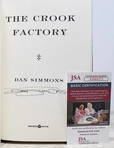 The Crook Factory SIGNED by Dan Simmons 1st 1st- JSA COA AUTHENTICATED - Bild 1 von 11