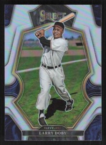 2023 Panini Select #105 Larry Doby Premier Level Silver Prizm