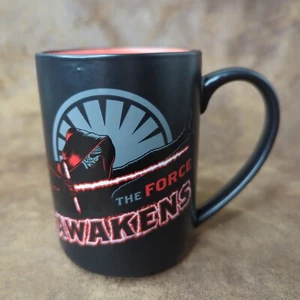 Hallmark Star Wars The Force Awakens Black Mug Cup Kylo Ren Caffeine 15 oz Red - Picture 1 of 6